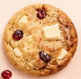 Cookie entier au chocolat blanc et aux cranberries