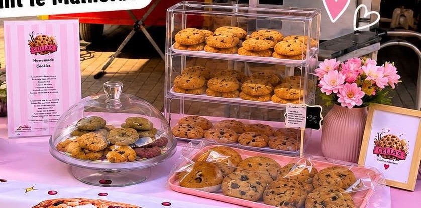 Le stand de Celia's sur le marché